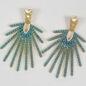 Turquoise Starburst earrings